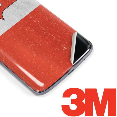 Poland Flag Distressed Moto E5 Plus Skin